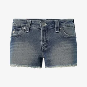 True Religion Joey LR Short Flap Jeans (Dame)