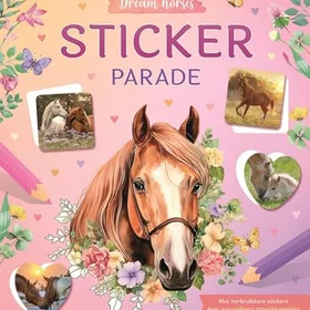 Zuidnederlandse Uitgeverij (ZNU) Dream Horses Sticker Parade Reusable Stickers