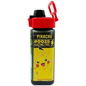 Northix Pokemon Square Rostfritt Stål Flaska 500ml