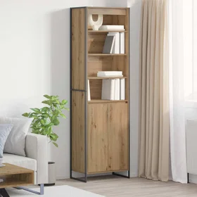 vidaXL Skåp Artisan Brun 60x36x200 cm Konstruerat trä
