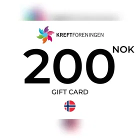 Kreftforeningen Gavekort 200 NOK
