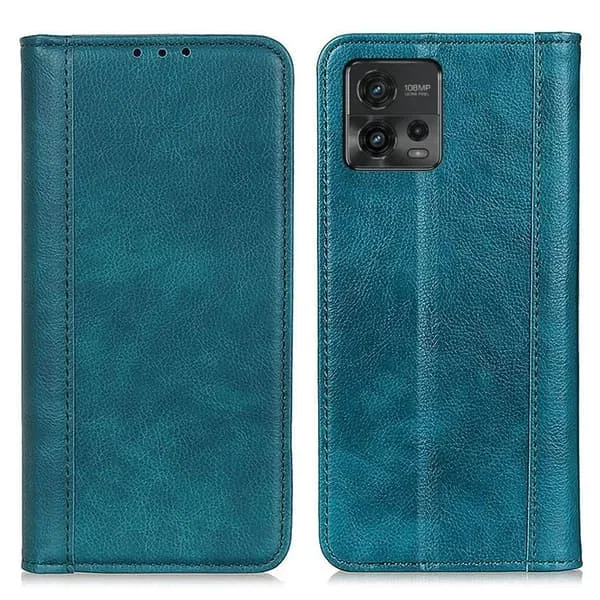 Aito Leather Case with Magnetic Closure for Motorola Moto G72