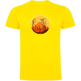 Kruskis Calm And Hike Kortärmad T-shirt Gul (Herr)