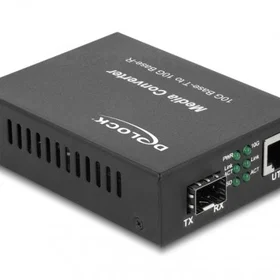 DeLock Media Converter 10GBase-R SFP+ to 10GBase-T RJ45
