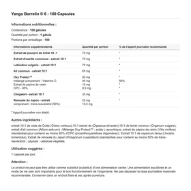 Yango Borrelin 100 Capsules