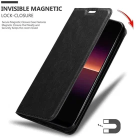Cadorabo Plånboksfodral med Magnetisk Stängning Ståfunktion och Kortficka för Sony Xperia L4