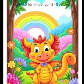 Meine Ersten Fantasiewelten Färgläggningsbok för Barn