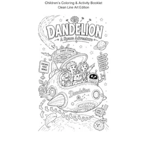 Dandelion Space Adventures Färgläggningsbok