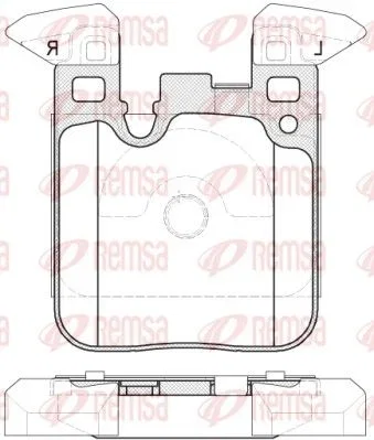 Remsa Brake Pad Set 1100-153900