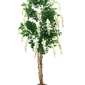 Europalms Kunstig plante Wisteria 150cm Hvit 82507105
