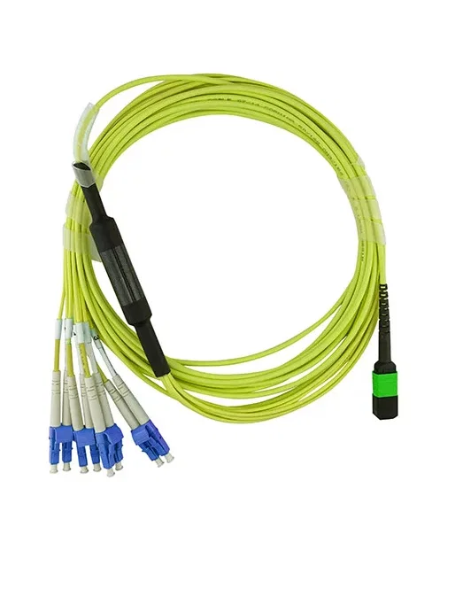 Blueoptics Fiber Optic Breakout Patch Cable F5-UPG-QSFP4x10LR-7.5M