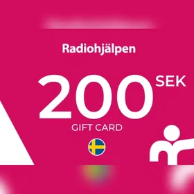 Radiohjälpen Gavekort 200 SEK