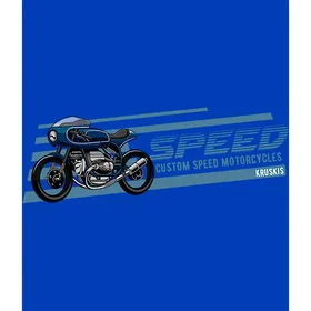 Kruskis Speed Kortärmad T-shirt Royal Blue (Dam)