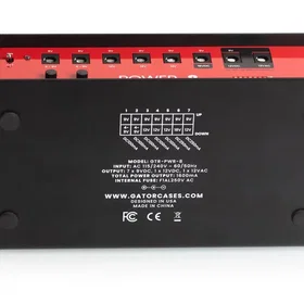 Gator GTR-PWR-8-F Pedalbrett Strømforsyning