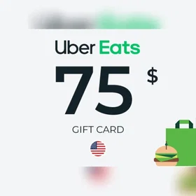 Uber Eats Gavekort 75 USD