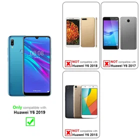 Cadorabo Case with Magnetic Closure, Kickstand, and Card Slots for Huawei Y6 201