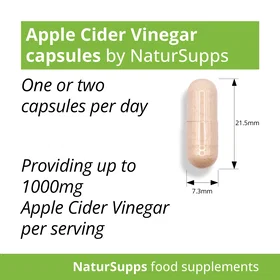 NaturSupps Apple Cider Vinegar 500mg 90 Capsules