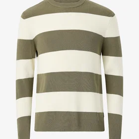 Lindbergh Pullover Rib Knitted Block Stripe Knit (Men's)