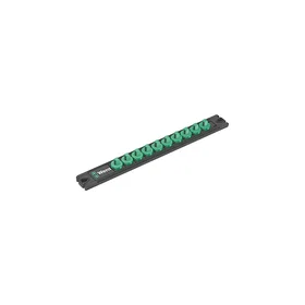 Wera 9600 Magnetic Empty Socket Storage Rail Strip 1/4" Square Drive