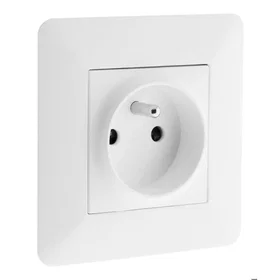 Zenitech Prise Murale 2-pôles Mise à la terre 03545411357017