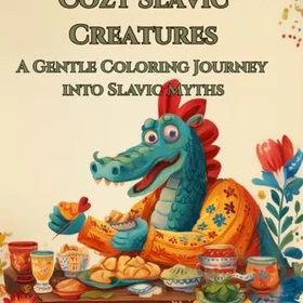 Cozy Slavic Creatures Färgläggningsbok