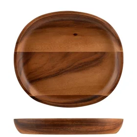H&H Oval Plate 21x24cm 1-pack