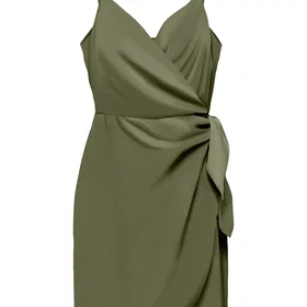 Only Onlalma Life Vis Isa Slå-om Kjole Solid Slå-om Kjole