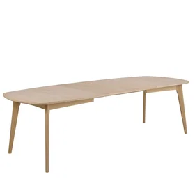 Hellin Table ovale en bois Ø180/270cm