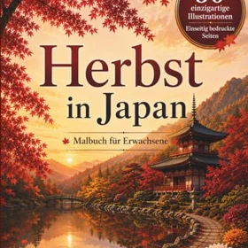HERBST in Japan Färgläggningsbok för Vuxna