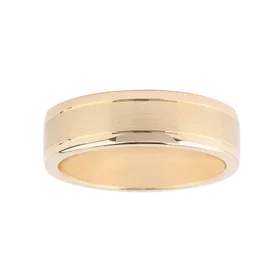 Goldsmiths Bevelled Edge Wedding Ring G1206.0/9Y