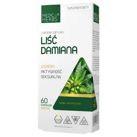 Medica Herbs Damiana Leaf 600mg 60 Capsules