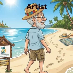 Herbie The Life Artist Färgläggningsbok