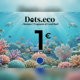 Dots.eco Återställ 1 fragment av korallrev presentkort 1 EUR