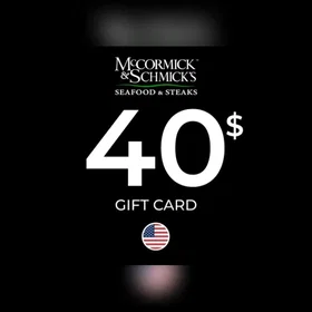 McCormick & Schmick's Gavekort 40 USD