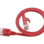 Linkit Flat U/UTP Cat6A 5m Nettverkskabel UTP-FL6A-00500-RD