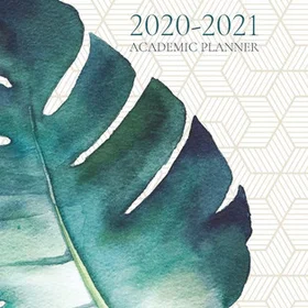 Blurb Monstera Leaf Academic Planner