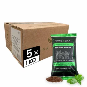 Drink'n Noir Menthe Thé Instantané Distributeur Automatique 5 Kg