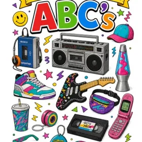 ABC's Color Your Way Around Färgläggningsbok