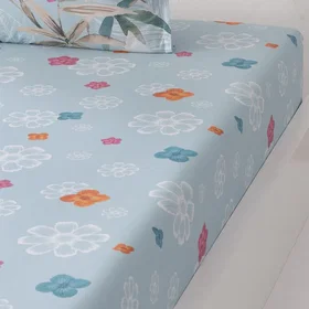 Sensei Maison Percale Coton Fitted Sheet 160x200cm