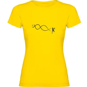 Kruskis Padel Dna Kortärmad T-shirt Gul (Dam)