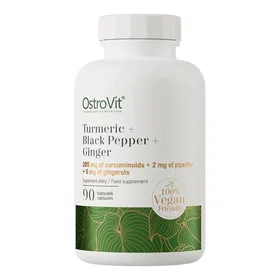 OstroVit Gurkmeja Svartpeppar Ingefära 285mg 90 kapslar