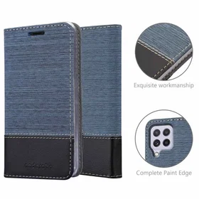Cadorabo Case with Magnetic Kickstand and Card Slot for Samsung Galaxy A22 4G/M2