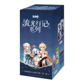 Genshin Impact Glowing Travelogue Card Series Vol.1 Display Box (18 Packs)