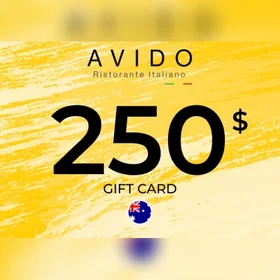 Avido Ristorante Gavekort 250 AUD