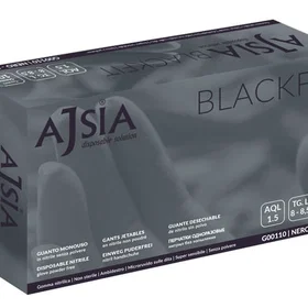 Ajsia BLACKFIT Nitrilhandskar Svart S