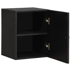 vidaXL High Cabinet med Dörr 38x33x48cm Svart (4018828)