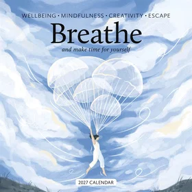 Motivational Breathe Wall Calendar 2027