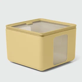 BlimPlus Contenant de Rangement Jaune en Plastique
