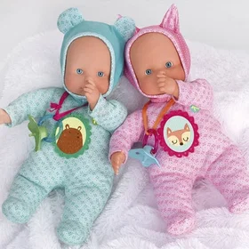 Nenuco Soft Baby Doll with 5 Real Life Functions Colorful Outfits