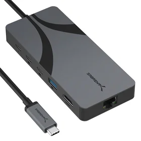 Sabrent HB-U4HP 3-in-1 USB4 Hub USB4 Multiport Adapter (HB-U4HP)